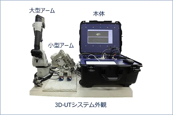 3D-UTシステムの外観図